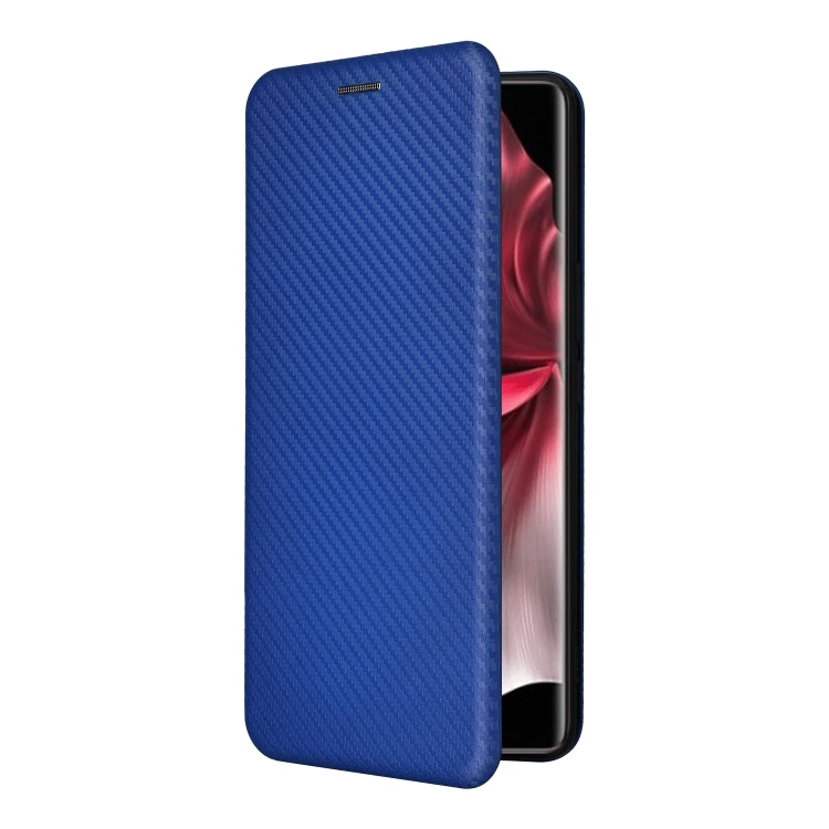 For vivo V30e Carbon Fiber Texture Flip Leather Phone Case