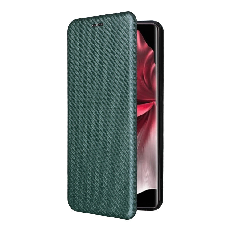 For vivo V30e Carbon Fiber Texture Flip Leather Phone Case