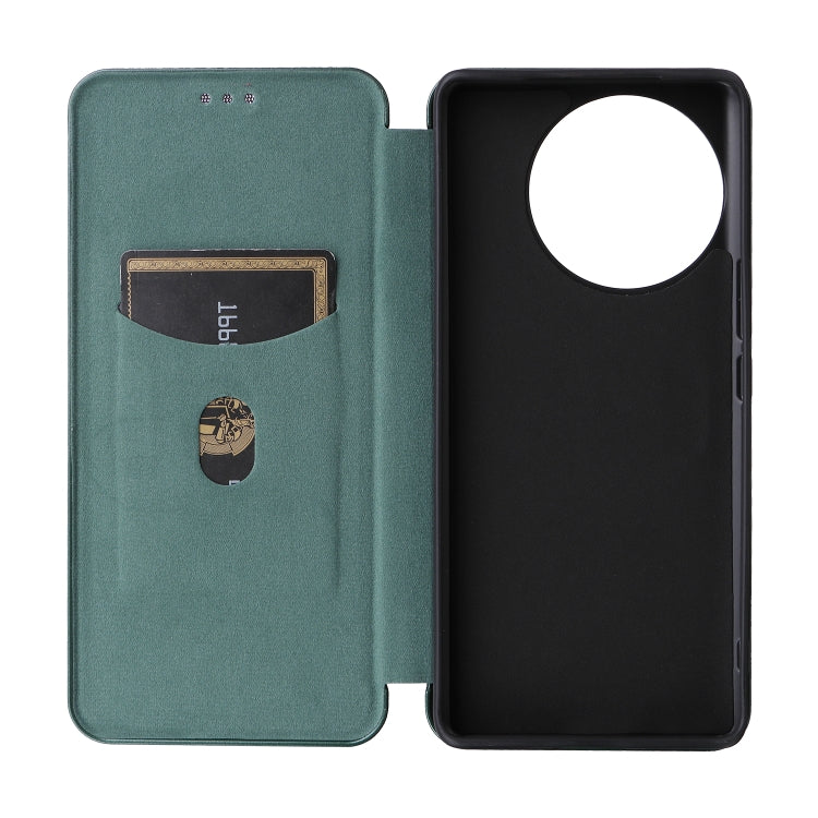 For vivo V30e Carbon Fiber Texture Flip Leather Phone Case