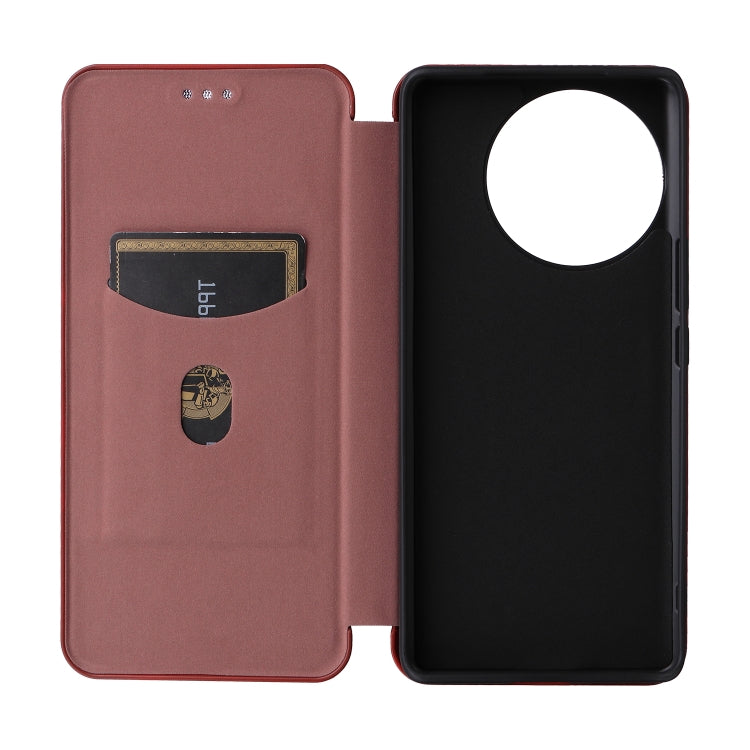 For vivo V30e Carbon Fiber Texture Flip Leather Phone Case