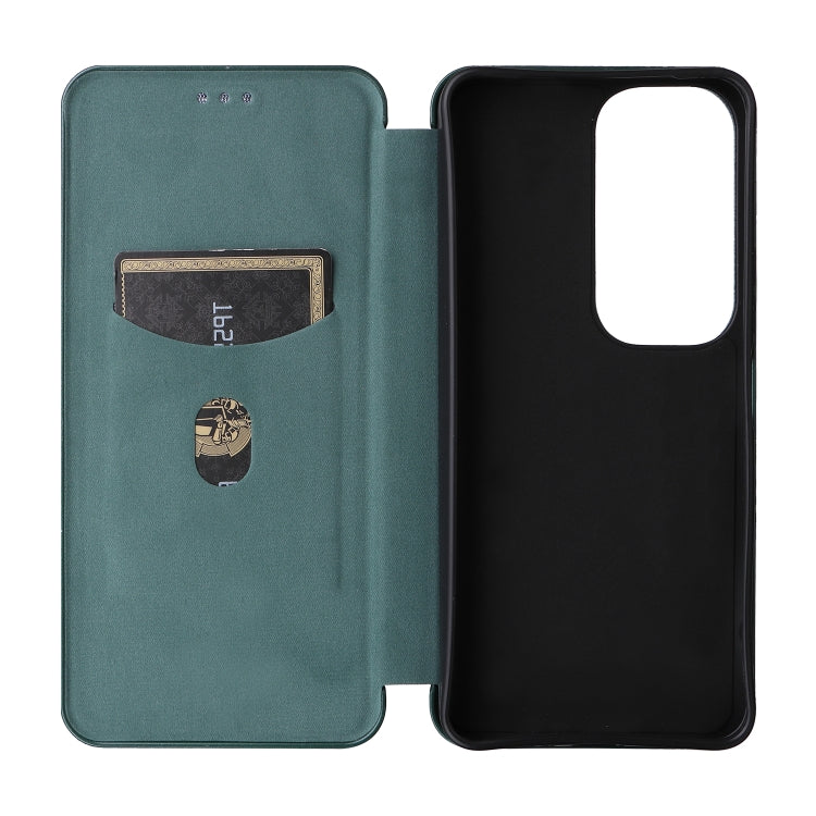 For vivo Y19s 4G Global Carbon Fiber Texture Flip Leather Phone Case