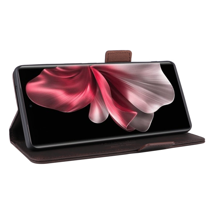 For vivo V30e Magnetic Clasp Leather Phone Case