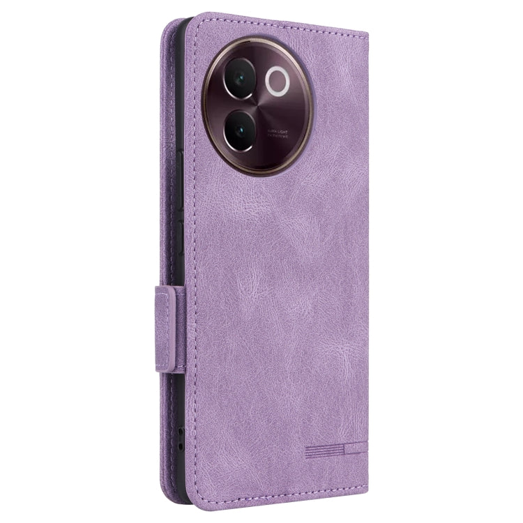 For vivo V30e Magnetic Clasp Leather Phone Case