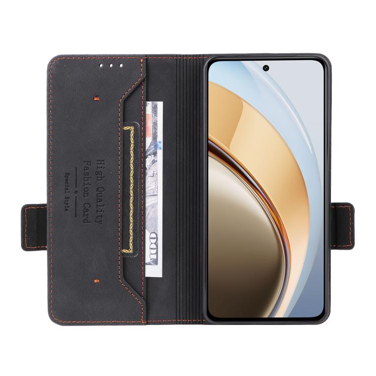 For vivo V40 Lite 5G / Y300 5G IDN Magnetic Clasp Leather Phone Case