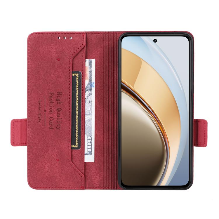 For vivo V40 Lite 5G / Y300 5G IDN Magnetic Clasp Leather Phone Case