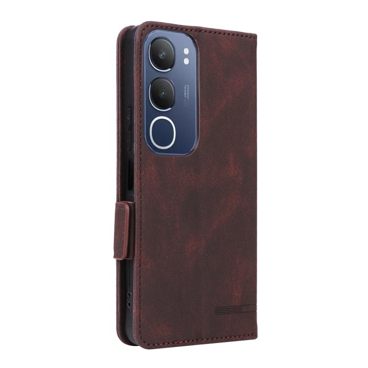 For vivo Y19s Magnetic Clasp Leather Phone Case