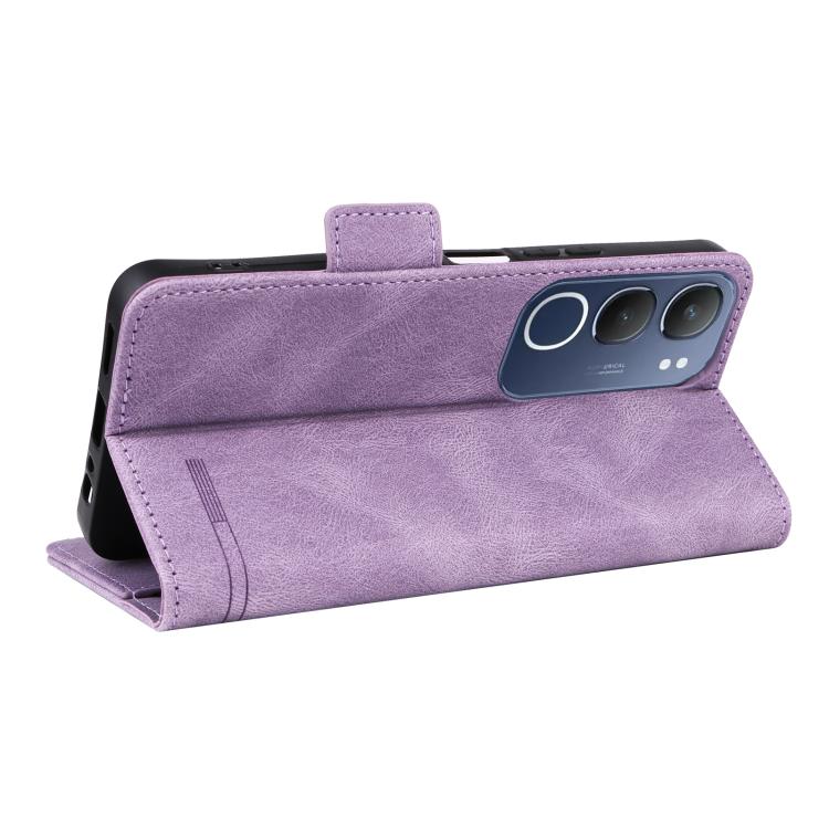 For vivo Y19s Magnetic Clasp Leather Phone Case