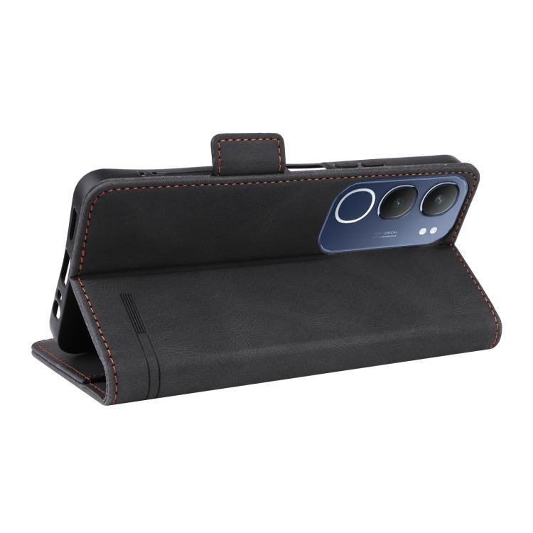 For vivo Y19s Magnetic Clasp Leather Phone Case