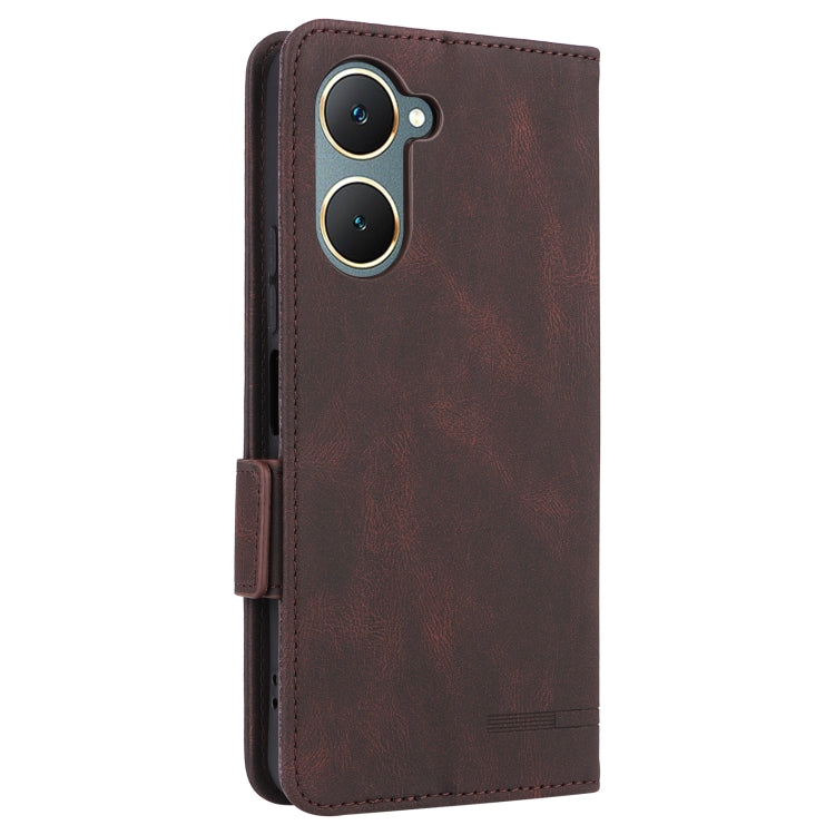 For vivo Y18 / Y03 Magnetic Clasp Leather Phone Case