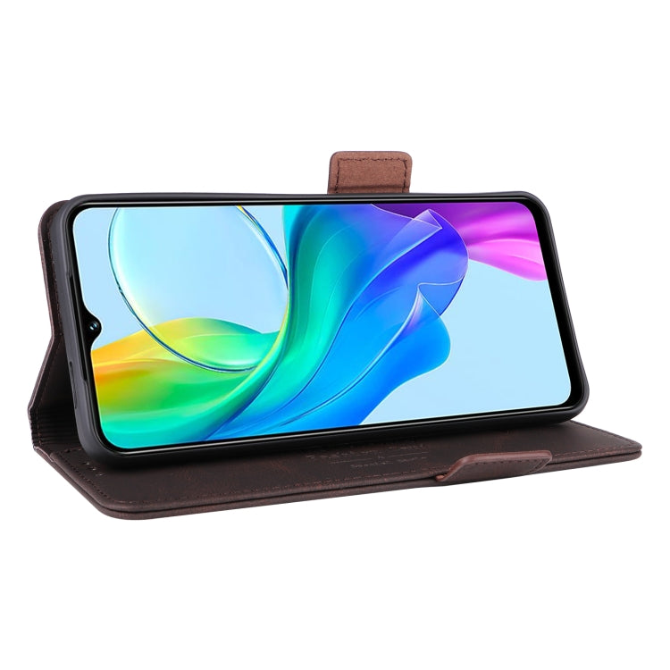 For vivo Y18 / Y03 Magnetic Clasp Leather Phone Case