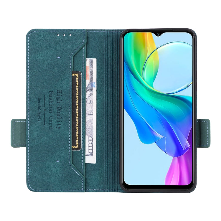For vivo Y18 / Y03 Magnetic Clasp Leather Phone Case