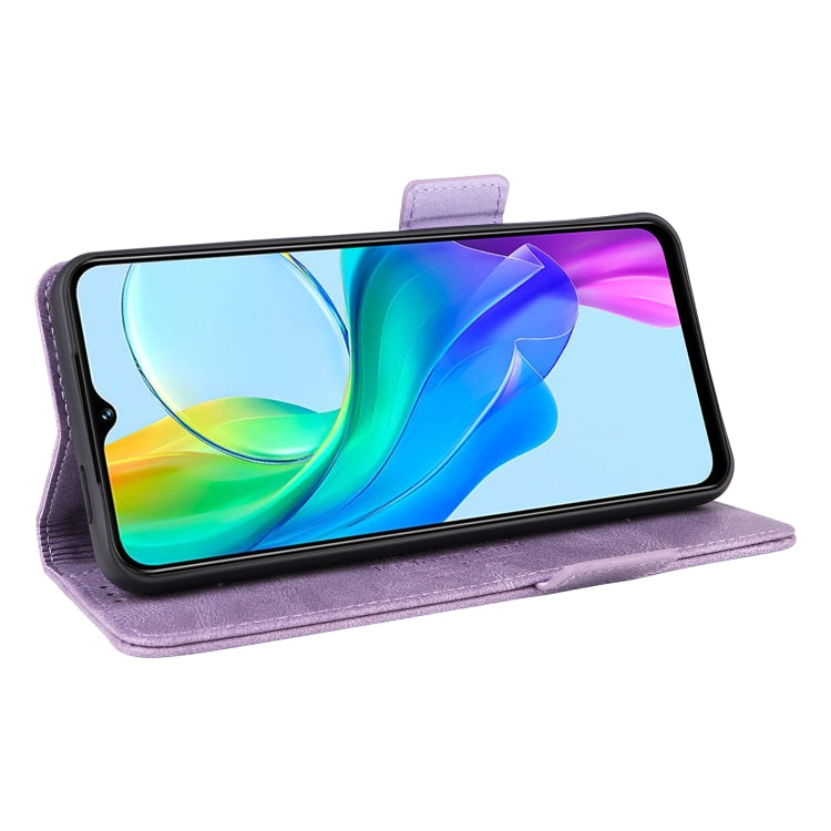 For vivo Y18 / Y03 Magnetic Clasp Leather Phone Case
