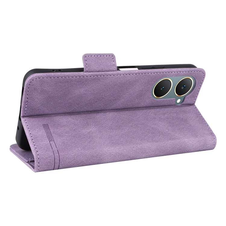 For vivo Y18 / Y03 Magnetic Clasp Leather Phone Case