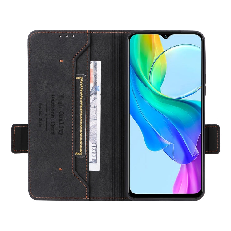 For vivo Y18 / Y03 Magnetic Clasp Leather Phone Case
