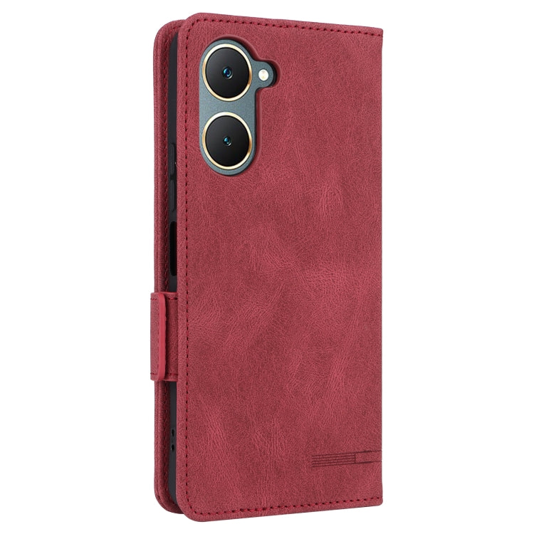 For vivo Y18 / Y03 Magnetic Clasp Leather Phone Case