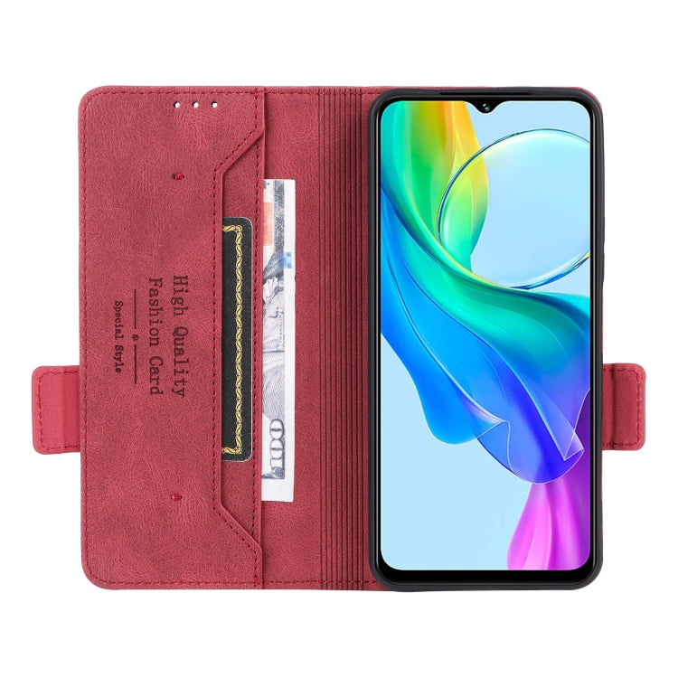 For vivo Y18 / Y03 Magnetic Clasp Leather Phone Case