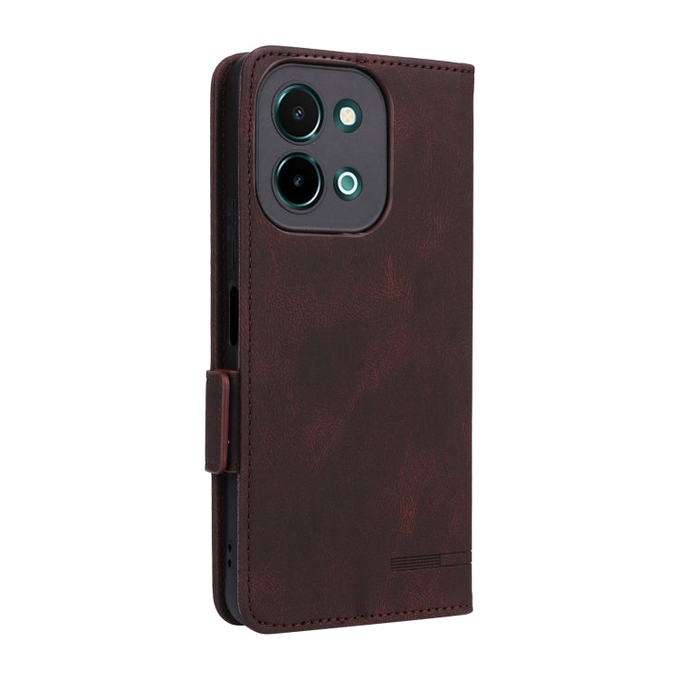 For vivo Y28 4G Magnetic Clasp Leather Phone Case