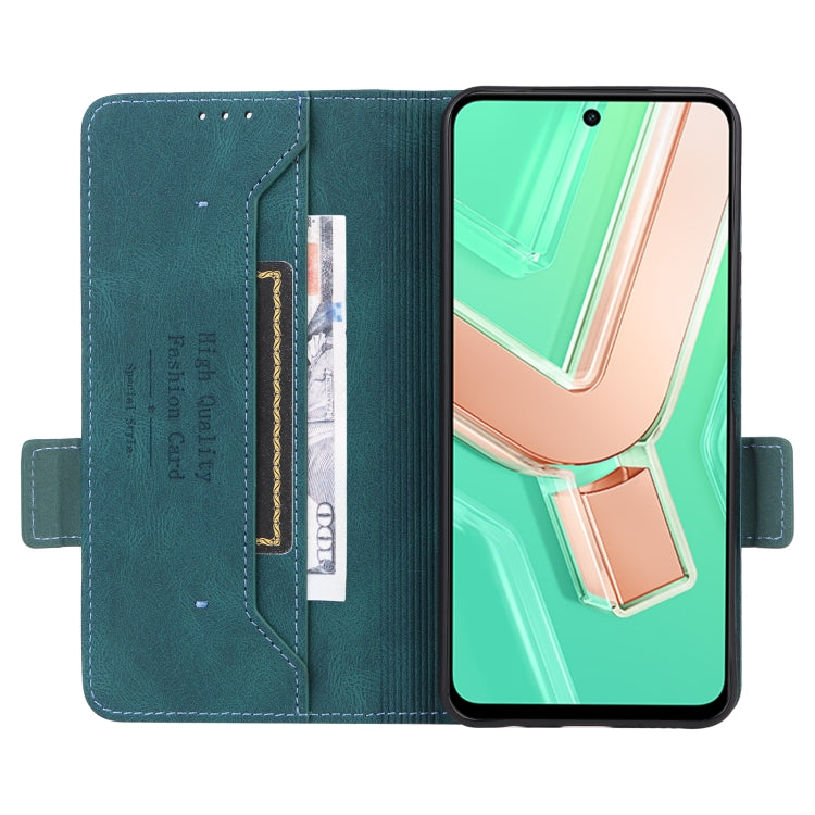 For vivo Y28 4G Magnetic Clasp Leather Phone Case