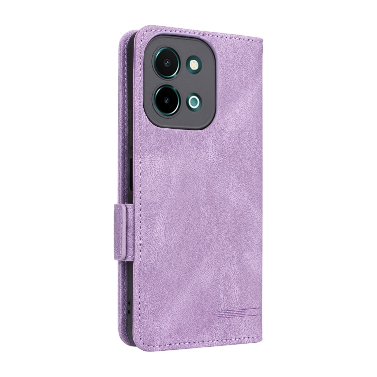 For vivo Y28 4G Magnetic Clasp Leather Phone Case