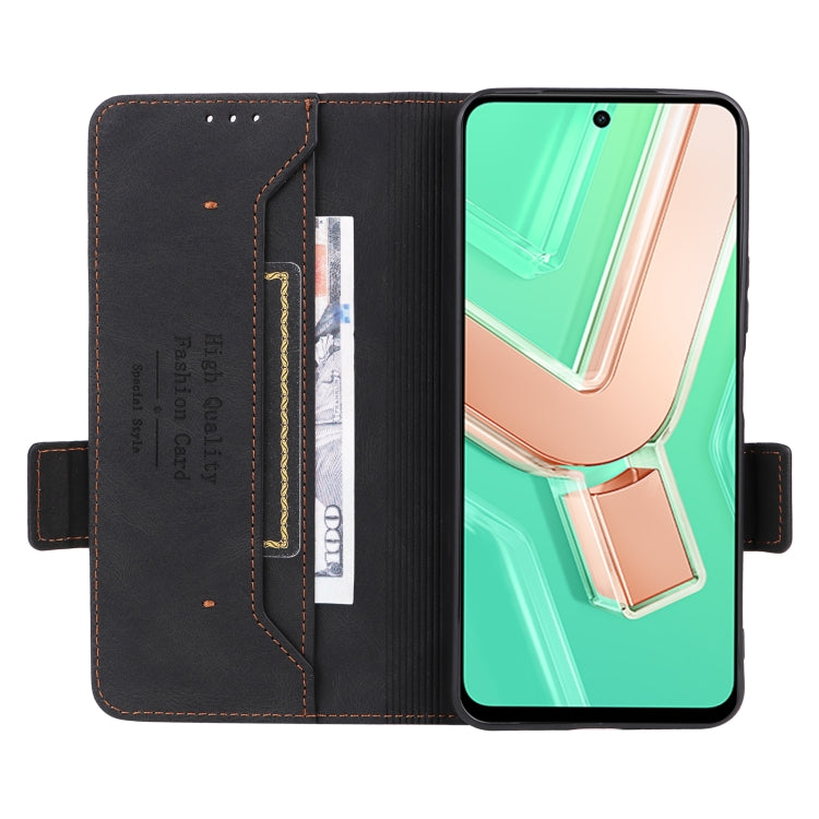 For vivo Y28 4G Magnetic Clasp Leather Phone Case