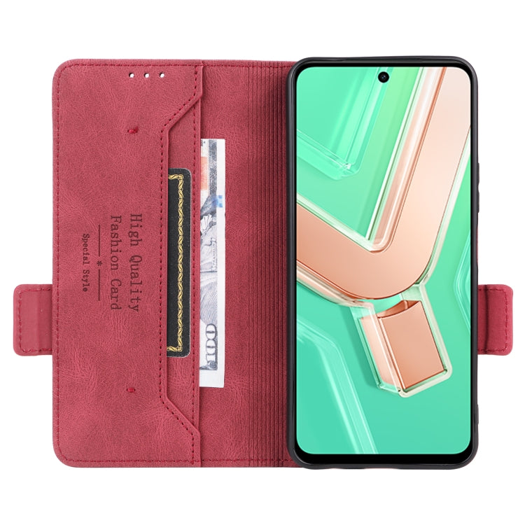 For vivo Y28 4G Magnetic Clasp Leather Phone Case