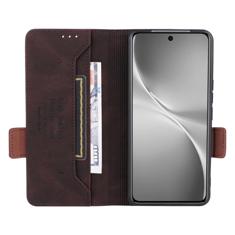 For vivo V60 5G Magnetic Clasp Leather Phone Case