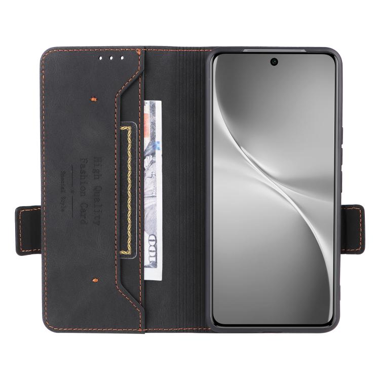 For vivo V60 5G Magnetic Clasp Leather Phone Case