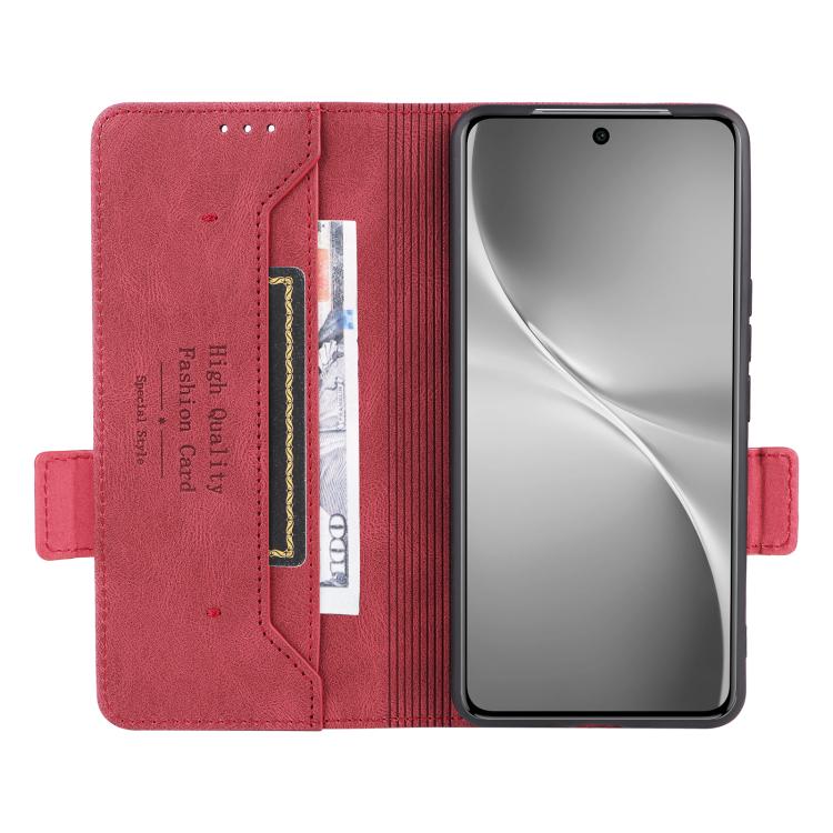 For vivo V60 5G Magnetic Clasp Leather Phone Case