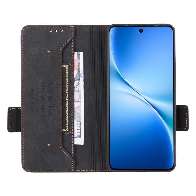 For vivo V60 Lite 5G / 4G Magnetic Clasp Leather Phone Case