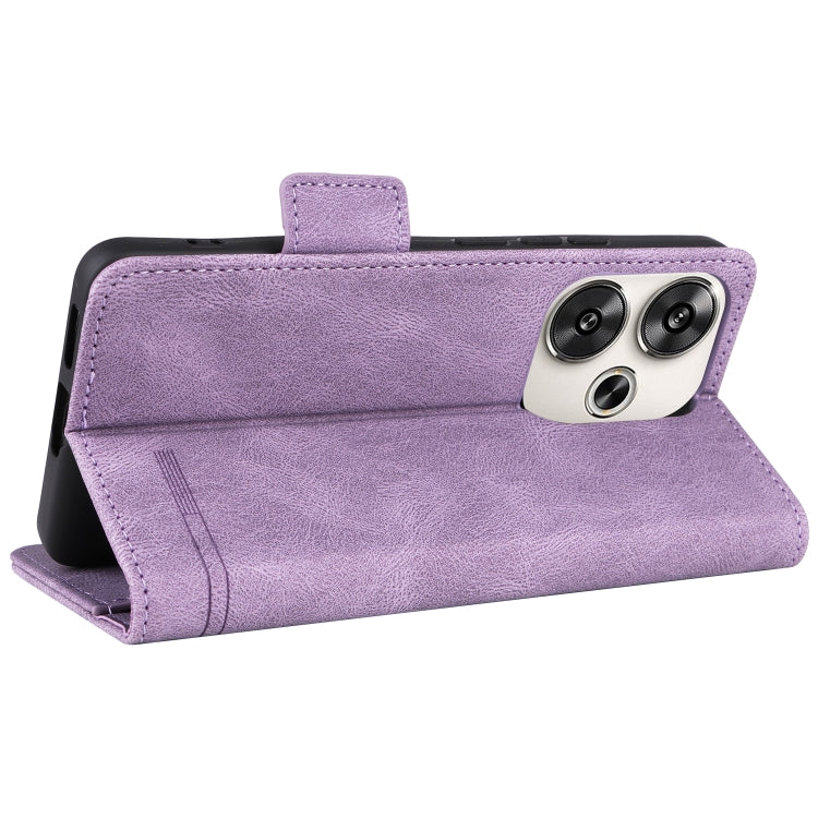 For Redmi Turbo 3 Magnetic Clasp Leather Phone Case