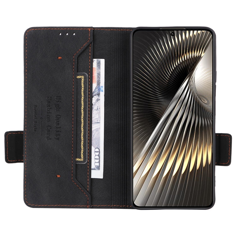 For Redmi Turbo 3 Magnetic Clasp Leather Phone Case