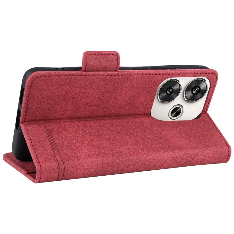 For Redmi Turbo 3 Magnetic Clasp Leather Phone Case