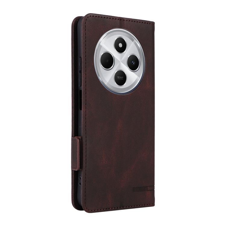 For Redmi 14C Magnetic Clasp Leather Phone Case