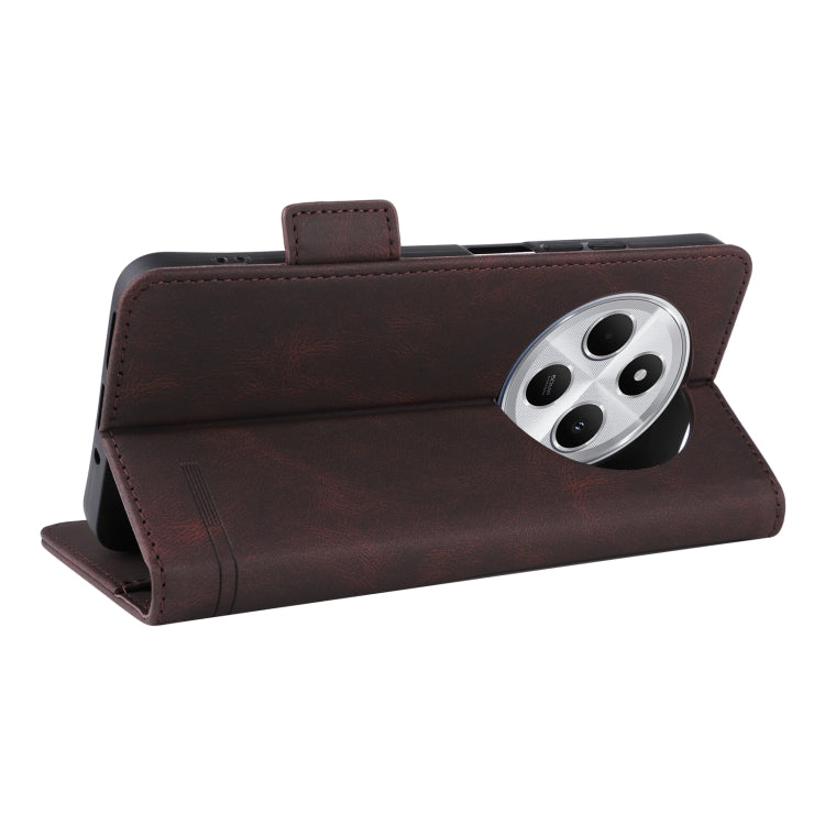For Redmi 14C Magnetic Clasp Leather Phone Case