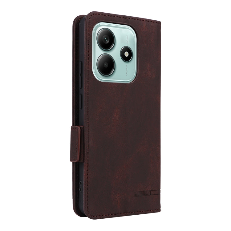 For Redmi Note 14 5G Magnetic Clasp Leather Phone Case