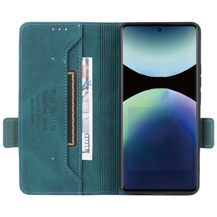 For Redmi Note 14 Pro 4G Magnetic Clasp Leather Phone Case