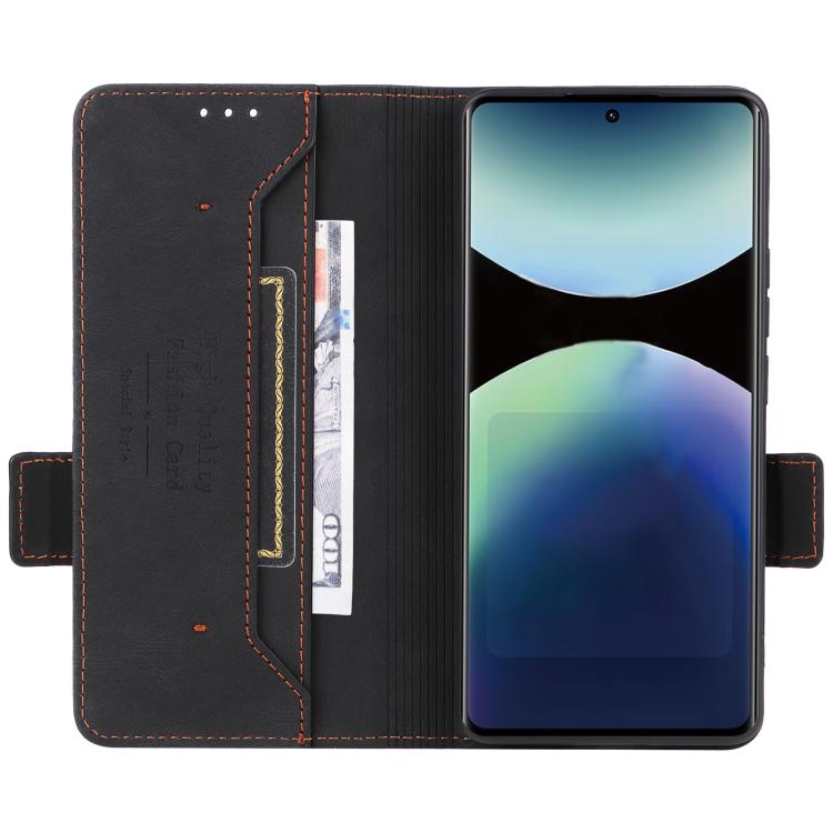For Redmi Note 14 Pro 4G Magnetic Clasp Leather Phone Case