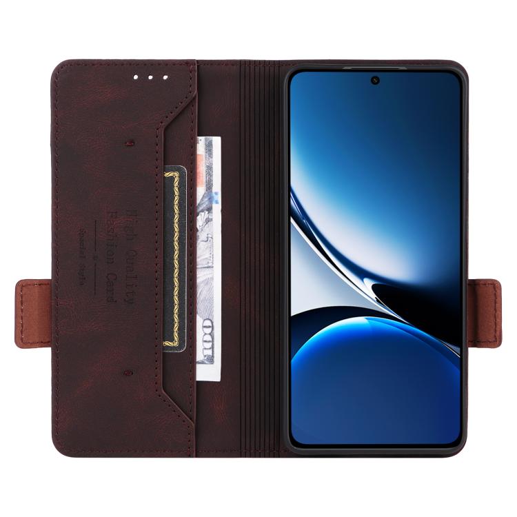 For Xiaomi Poco X7 Pro / Redmi Turbo 4 Magnetic Clasp Leather Phone Case