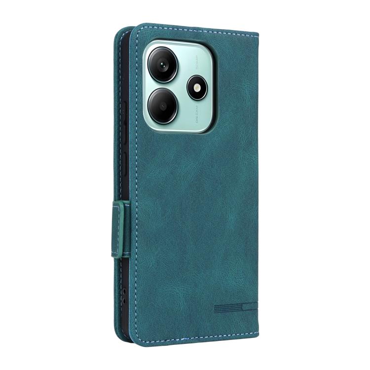 For Xiaomi Poco M7 Pro 5G / Redmi Note 14 5G Magnetic Clasp Leather Phone Case