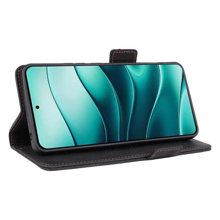 For Xiaomi Poco M7 Pro 5G / Redmi Note 14 5G Magnetic Clasp Leather Phone Case