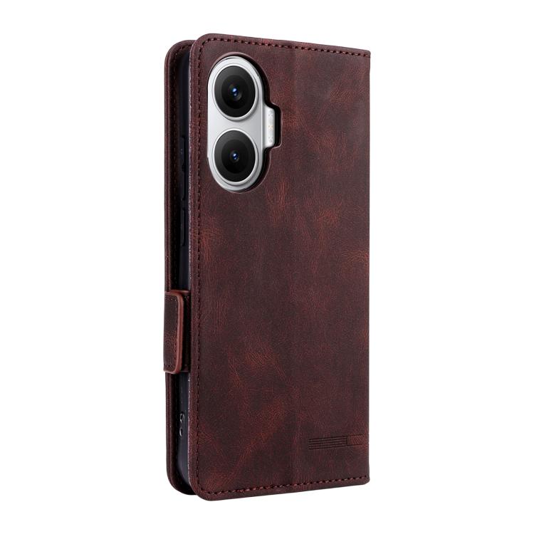 For Xiaomi Poco F7 / Redmi Turbo 4 Pro Magnetic Clasp Leather Phone Case