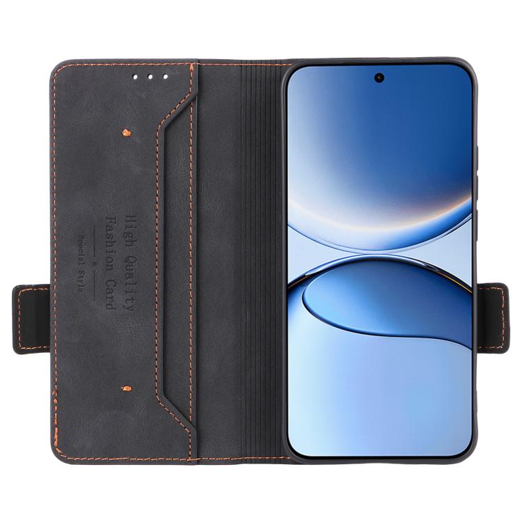 For Xiaomi Poco F7 / Redmi Turbo 4 Pro Magnetic Clasp Leather Phone Case