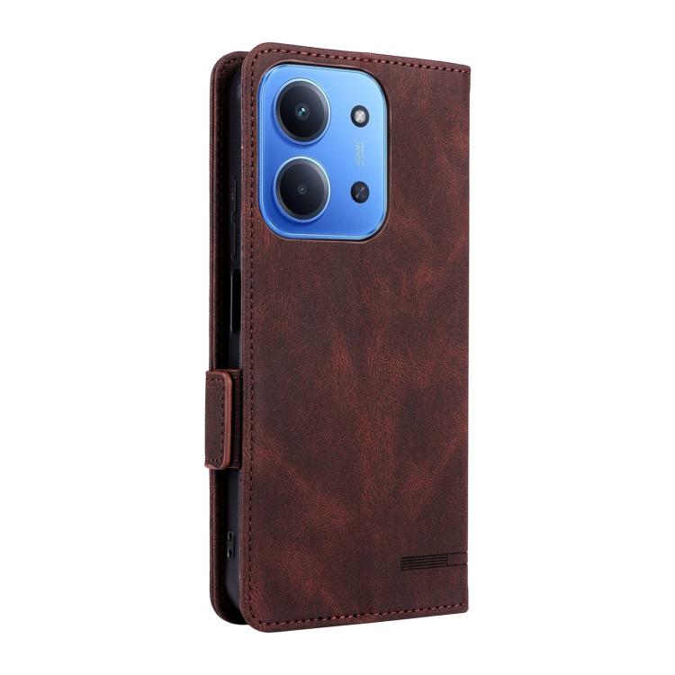 For Redmi 15C 5G / 4G Global 171mm / Poco C85 4G Magnetic Clasp Leather Phone Case