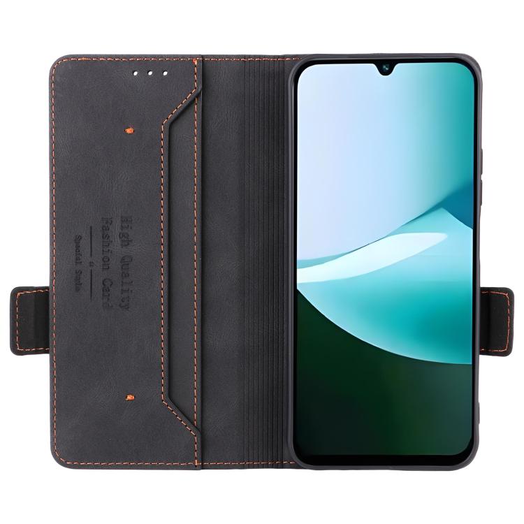 For Redmi 15C 5G / 4G Global 171mm / Poco C85 4G Magnetic Clasp Leather Phone Case