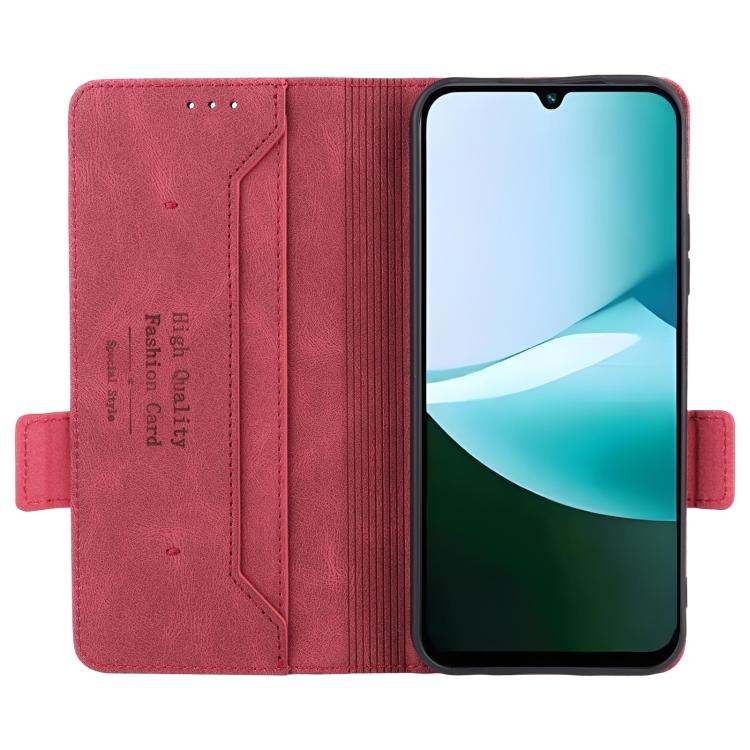 For Redmi 15C 5G / 4G Global 171mm / Poco C85 4G Magnetic Clasp Leather Phone Case