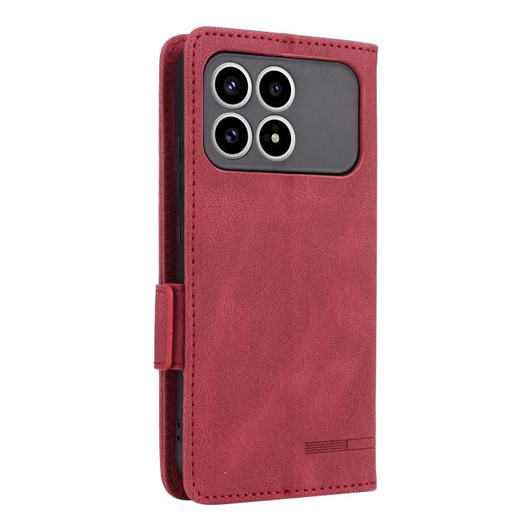For Redmi K90 5G / Poco F8 Pro Magnetic Clasp Leather Phone Case