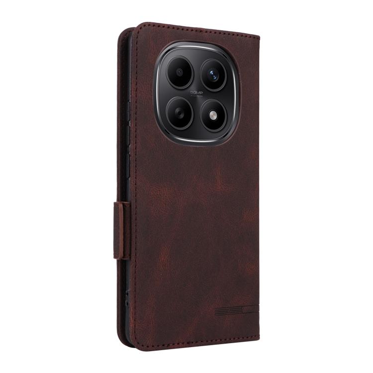 For Redmi Note 15 5G / 4G 164mm / Poco M8 5G Magnetic Clasp Leather Phone Case