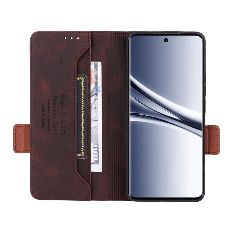 For Redmi Note 15 5G / 4G 164mm / Poco M8 5G Magnetic Clasp Leather Phone Case