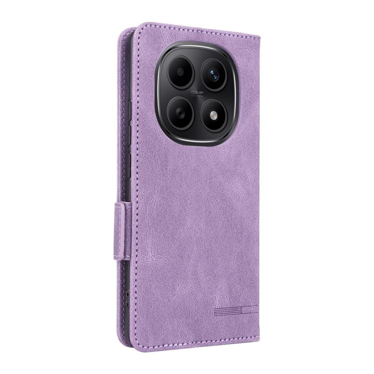 For Redmi Note 15 5G / 4G 164mm / Poco M8 5G Magnetic Clasp Leather Phone Case