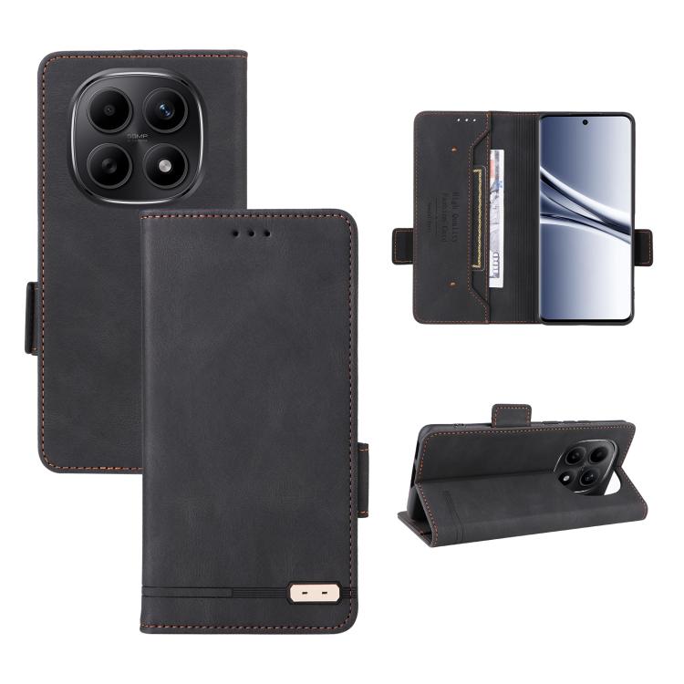 For Redmi Note 15 5G / 4G 164mm / Poco M8 5G Magnetic Clasp Leather Phone Case
